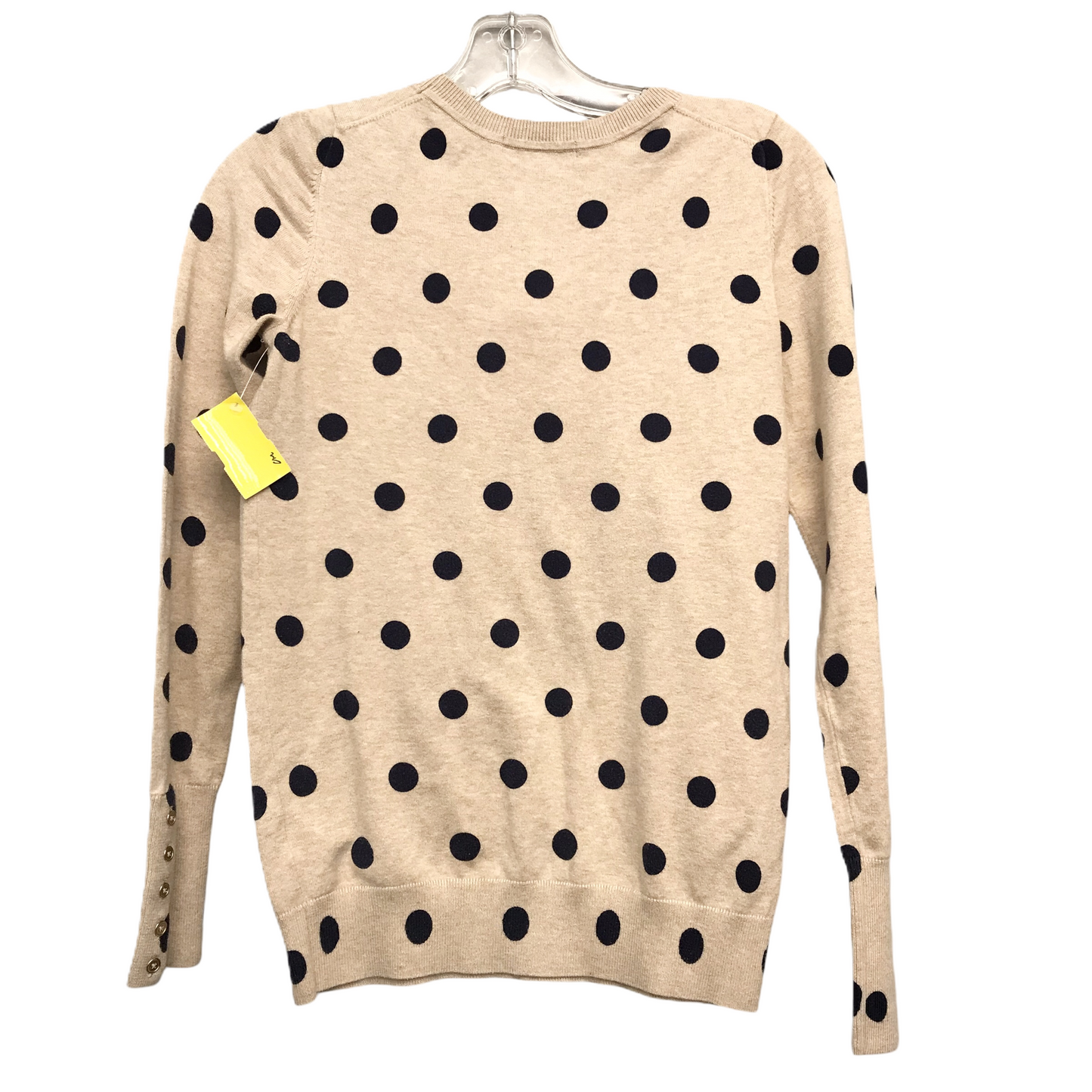 Top Long Sleeve By Boden In Polkadot Pattern, Size: Xs