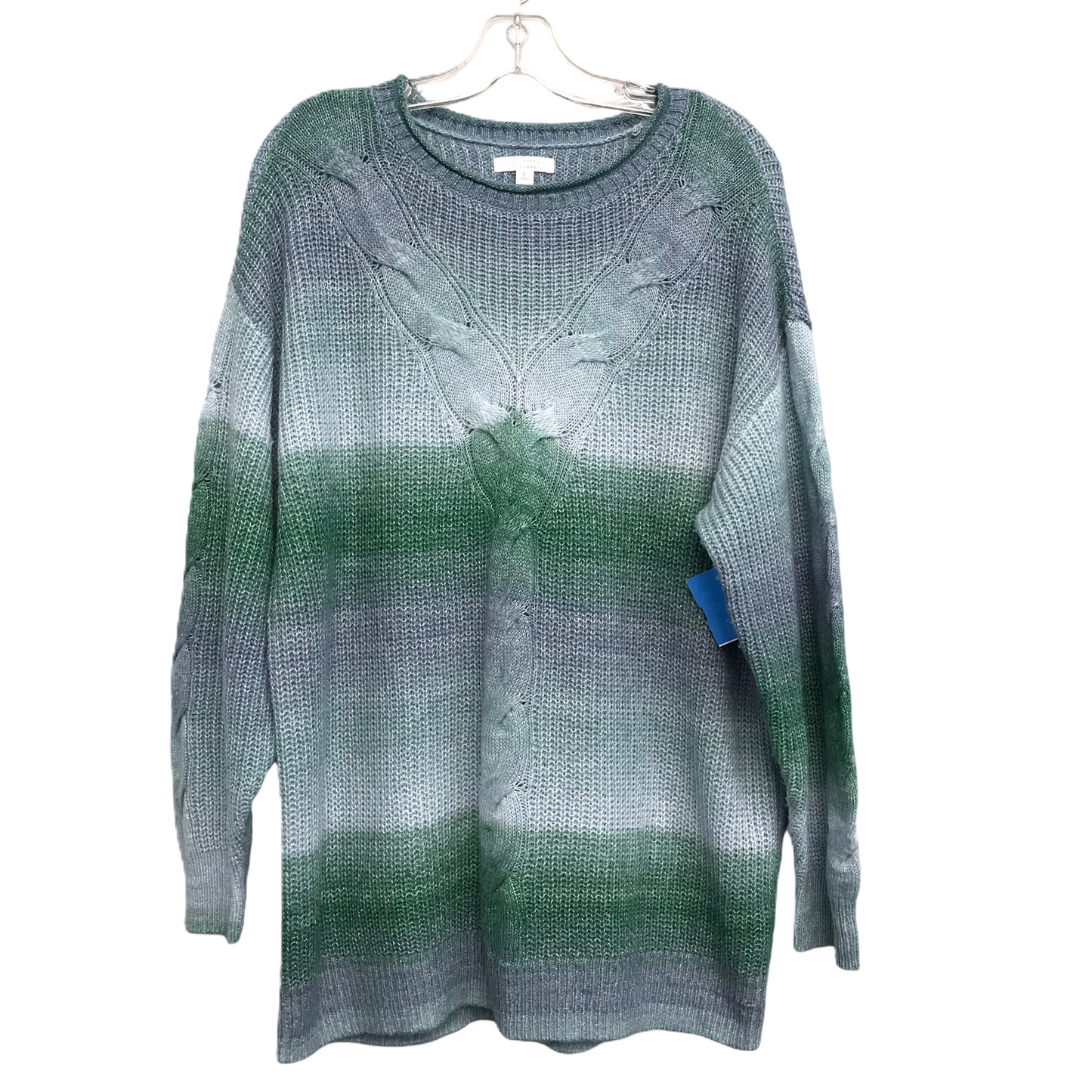 Sweater By Lc Lauren Conrad In Blue & Green, Size: L