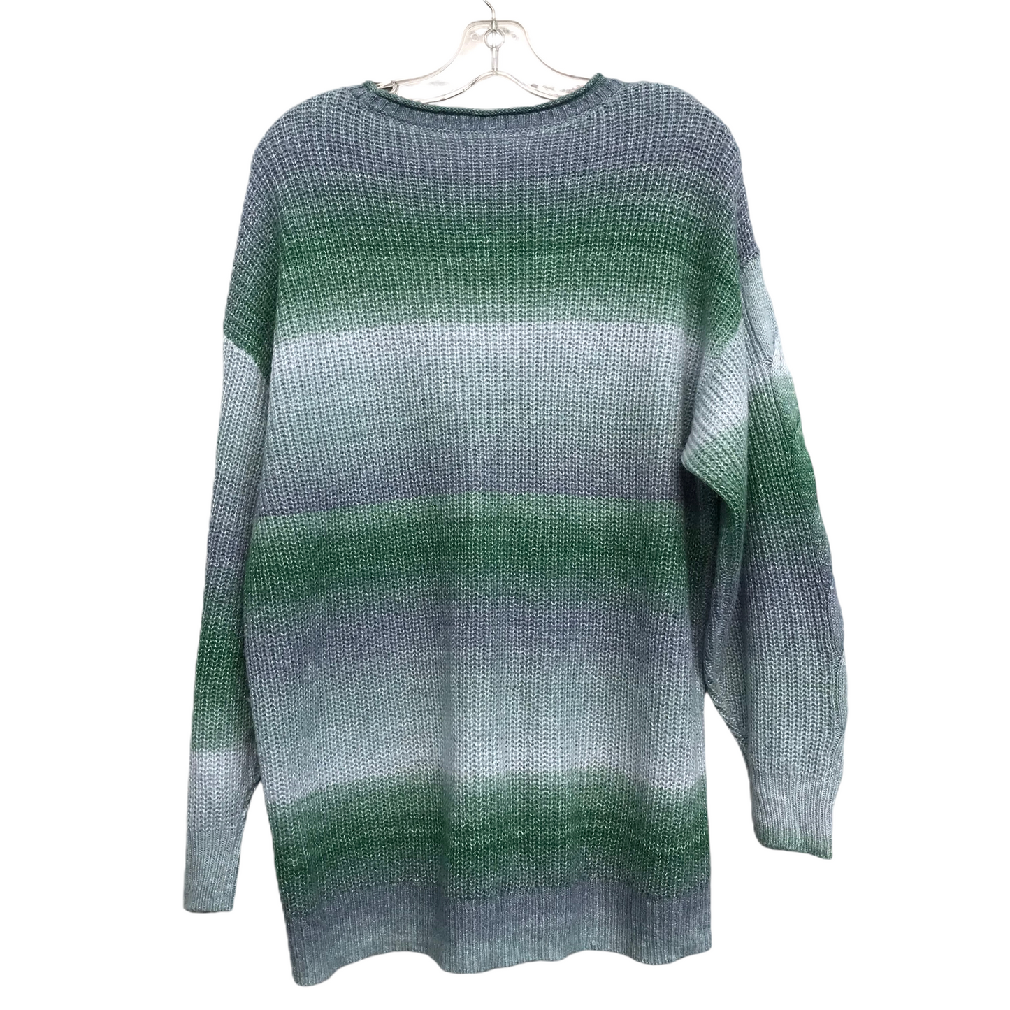 Sweater By Lc Lauren Conrad In Blue & Green, Size: L