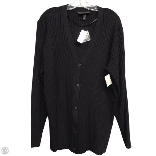 Cardigan By Lane Bryant In Black, Size: 1x