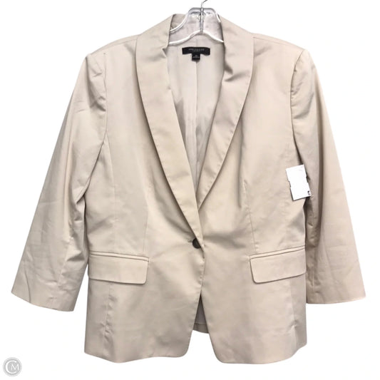 Blazer By Ann Taylor In Beige, Size: M
