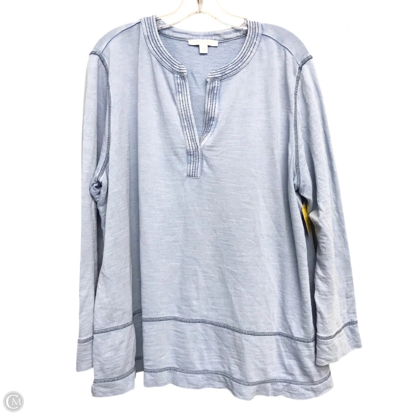Top Long Sleeve By Pure Jill In Blue, Size: 2x