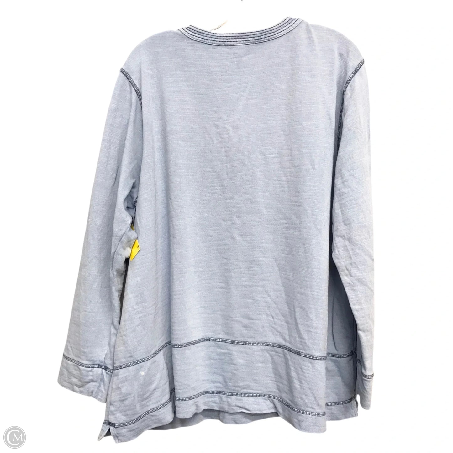 Top Long Sleeve By Pure Jill In Blue, Size: 2x