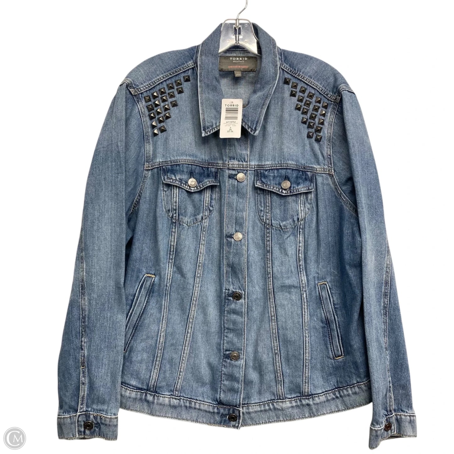 Jacket Denim By Torrid In Blue Denim, Size: 3x