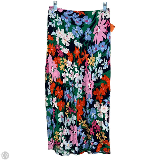 Skirt Midi By Old Navy In Floral Print, Size: 2Petite