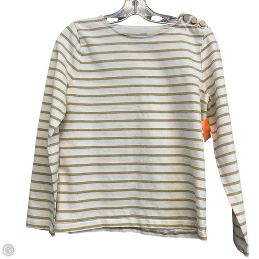 Top Long Sleeve By J. Crew In Striped Pattern, Size: S