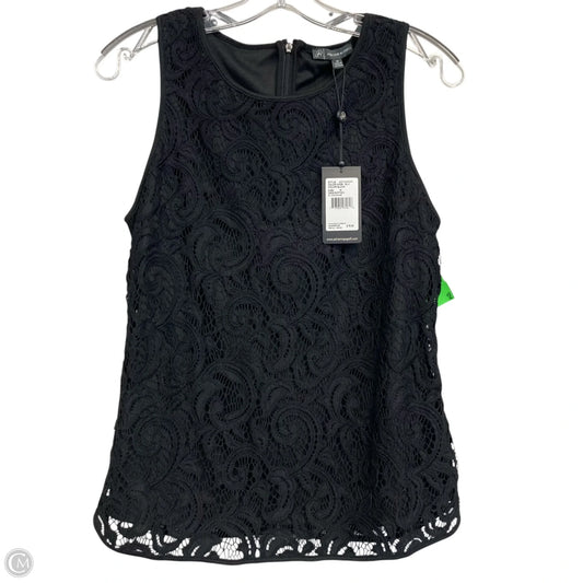 Top Sleeveless By Adrianna Papell In Black, Size: M