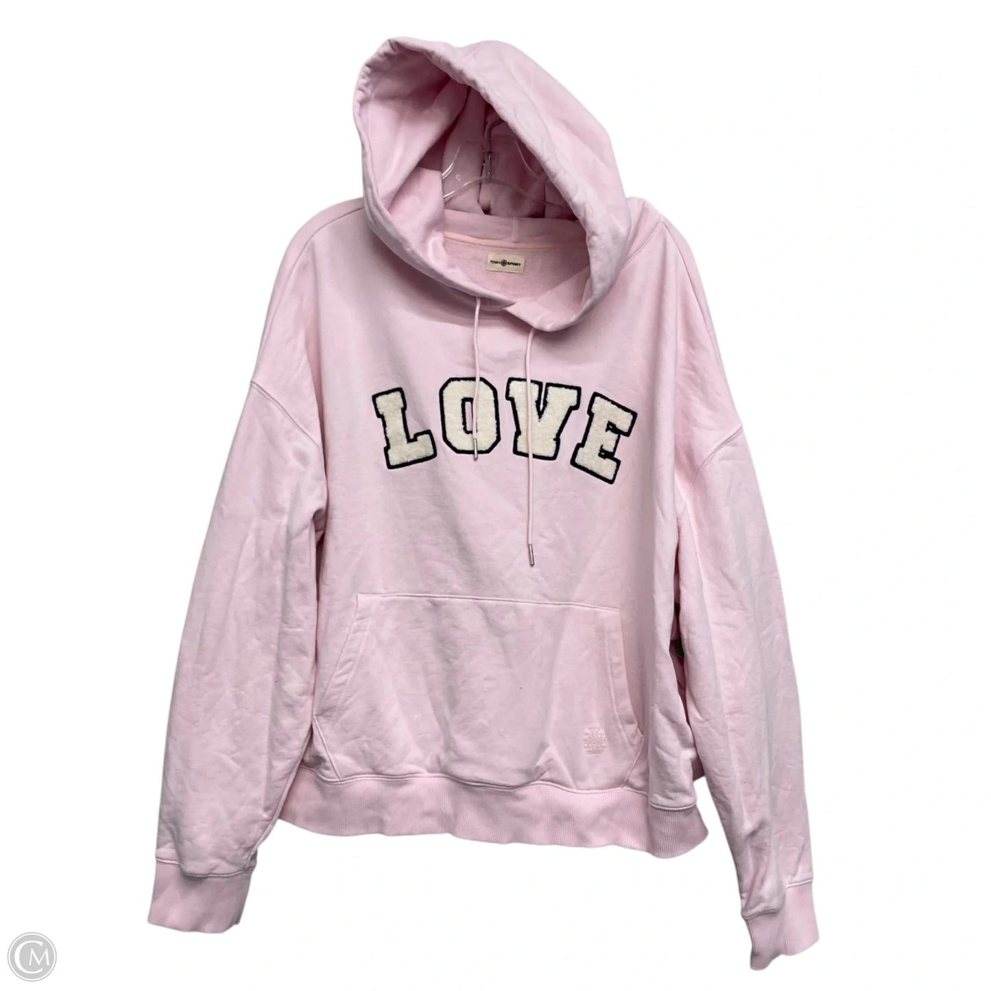 Sweatshirt Designer By Tory Burch In Pink, Size: Xl