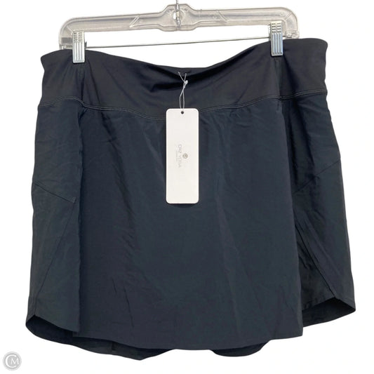 Athletic Skort By Crz Yoga In Black, Size: Xl