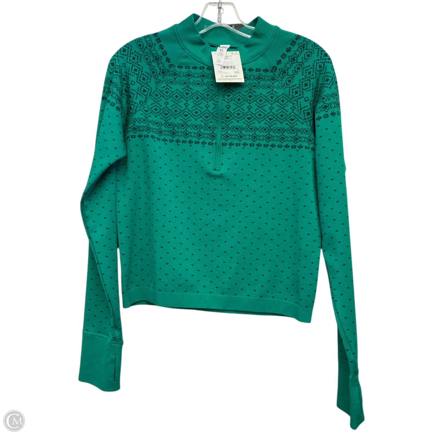 Athletic Jacket By Dsg Outerwear In Green, Size: Xl