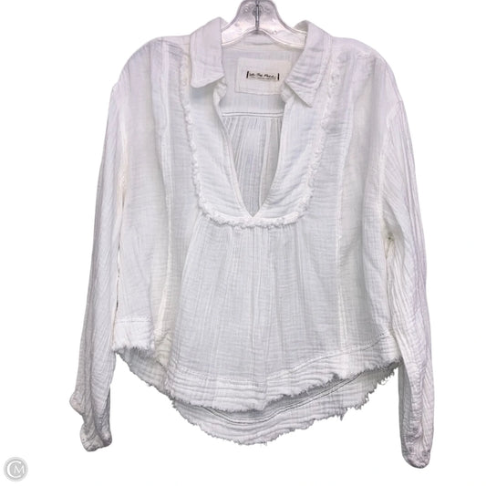 Top Long Sleeve By We The Free In White, Size: Xs