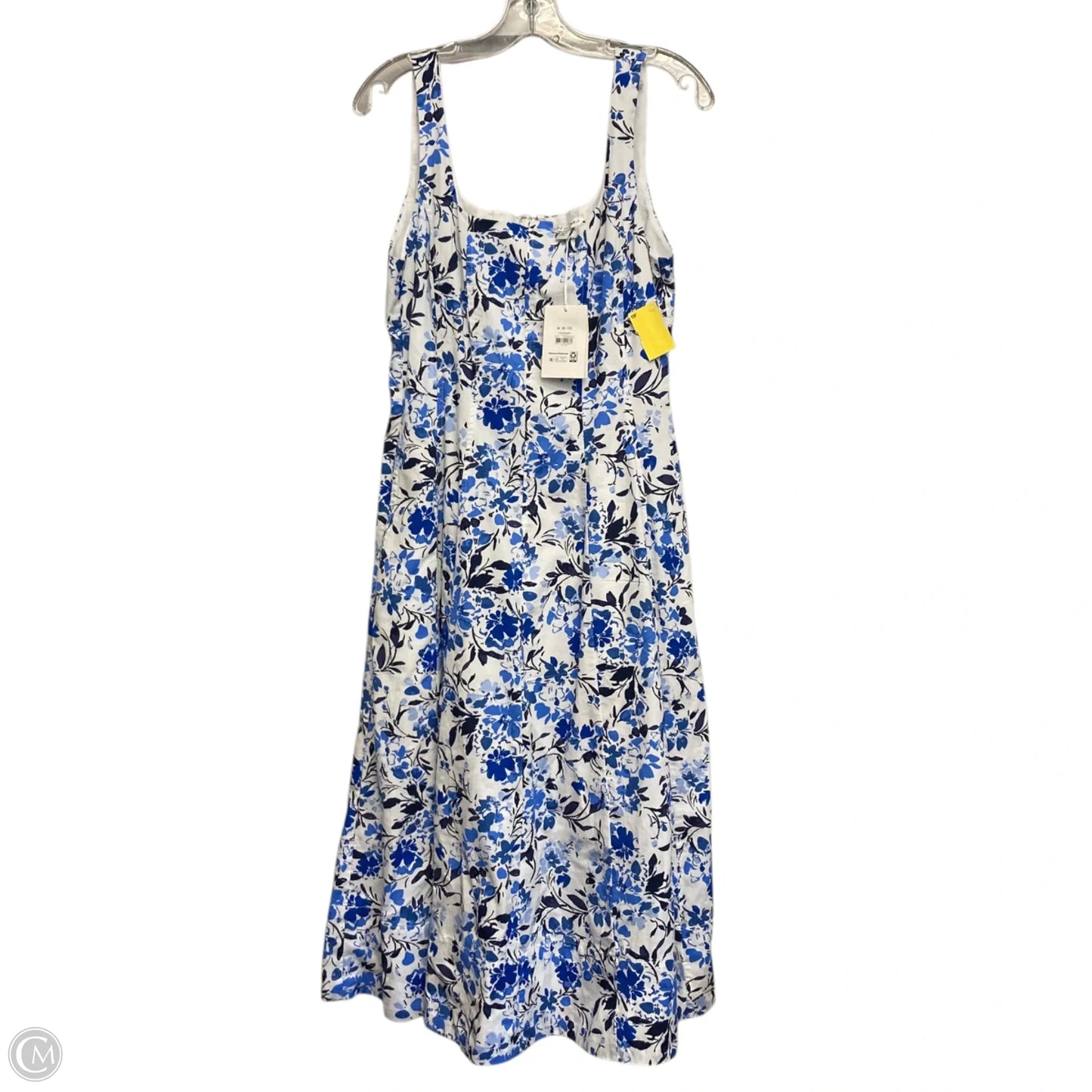 Dress Casual Midi By Free Assembly In Floral Print, Size: M