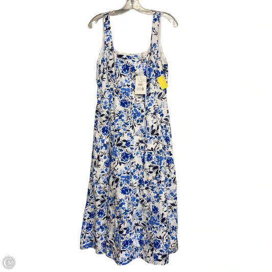 Dress Casual Midi By Free Assembly In Floral Print, Size: M
