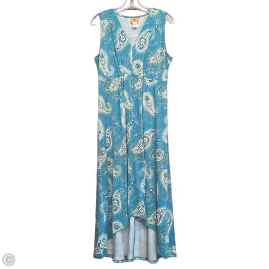 Dress Casual Maxi By Ruby Rd In Blue & Green, Size: S