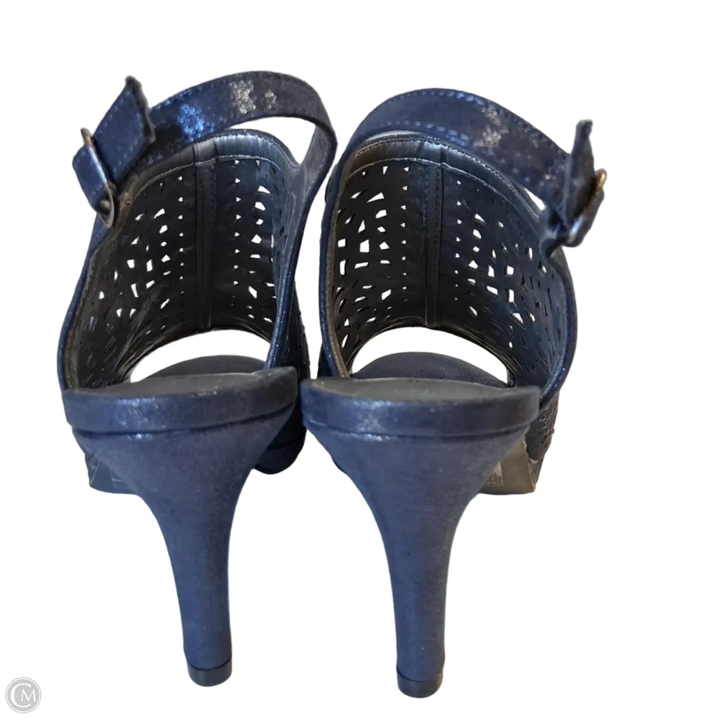 Shoes Heels Stiletto By Karen Scott In Navy, Size: 7