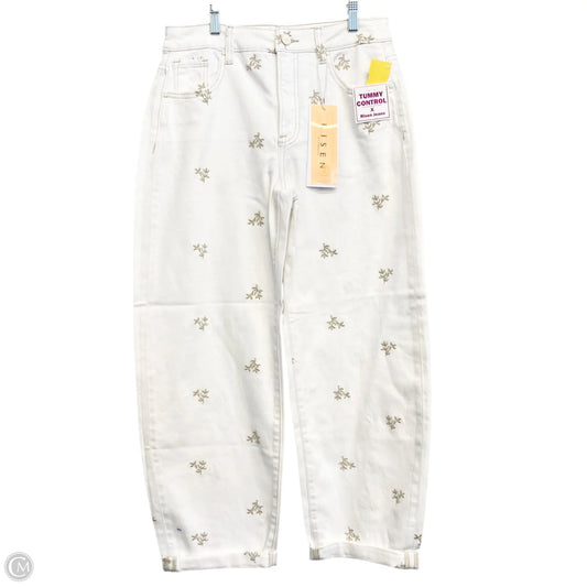 Jeans Cropped By Risen Jeans In White, Size: 8
