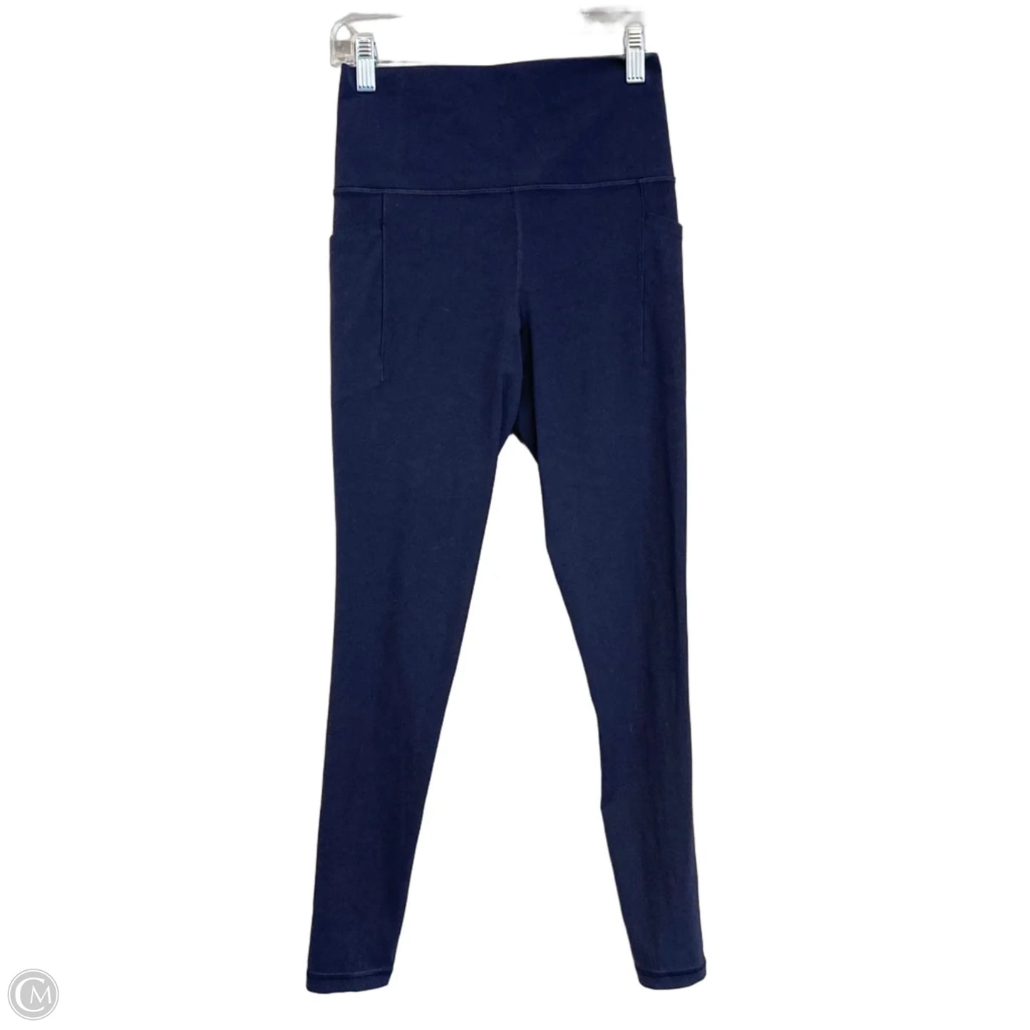 Athletic Leggings By Athleta In Navy, Size: Xs