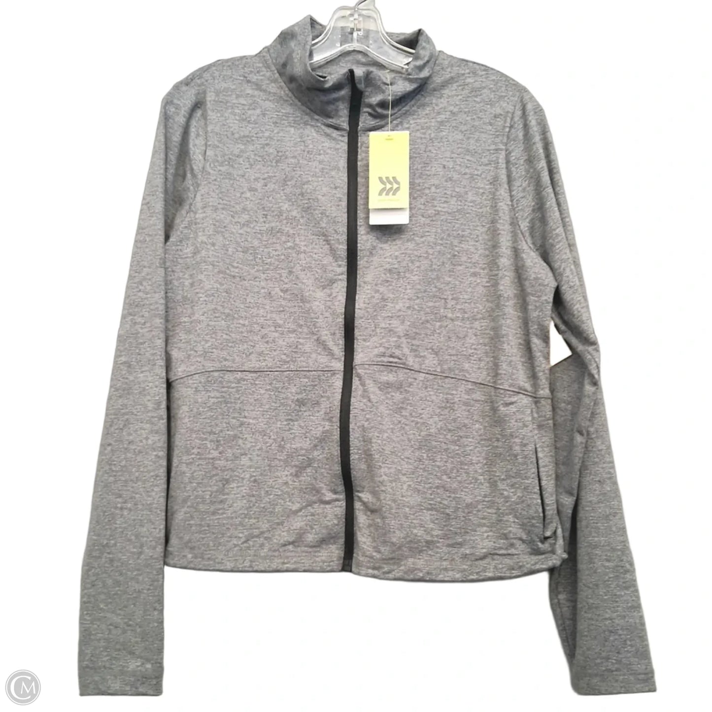 Athletic Jacket By All In Motion In Grey, Size: 1x