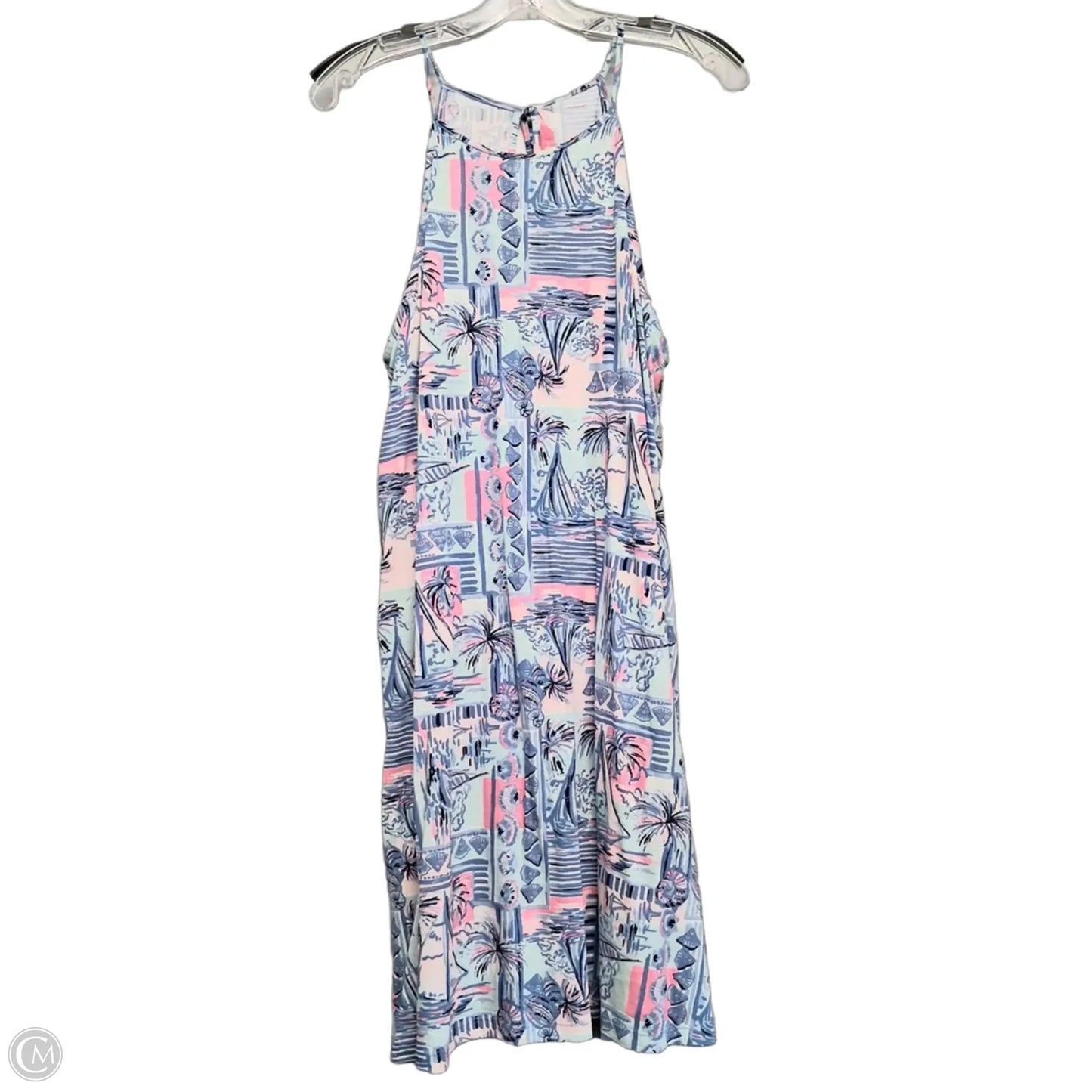 Dress Designer By Lilly Pulitzer In Blue & Pink, Size: L