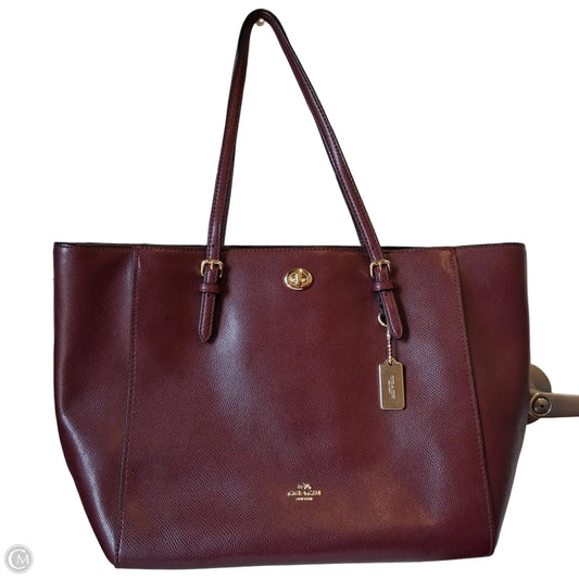 Handbag Designer By Coach, Size: Large