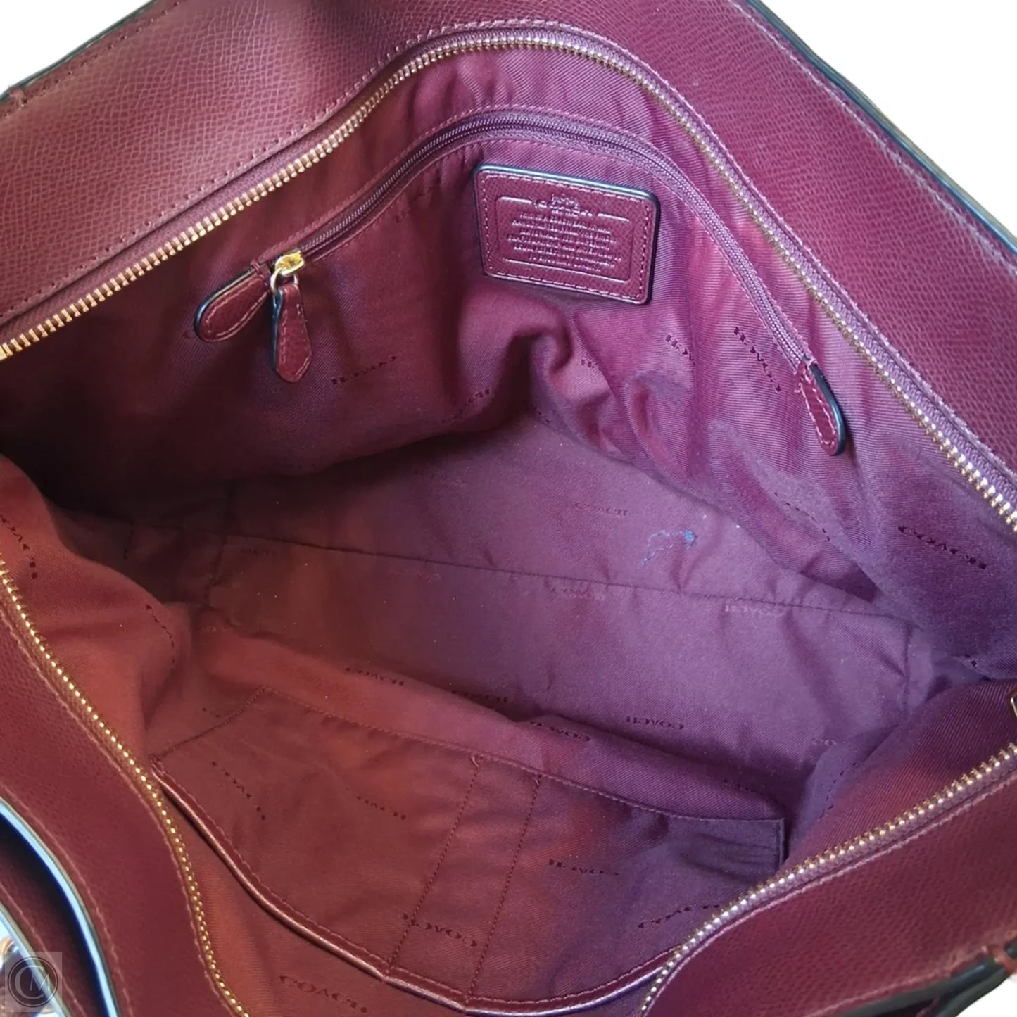 Handbag Designer By Coach, Size: Large
