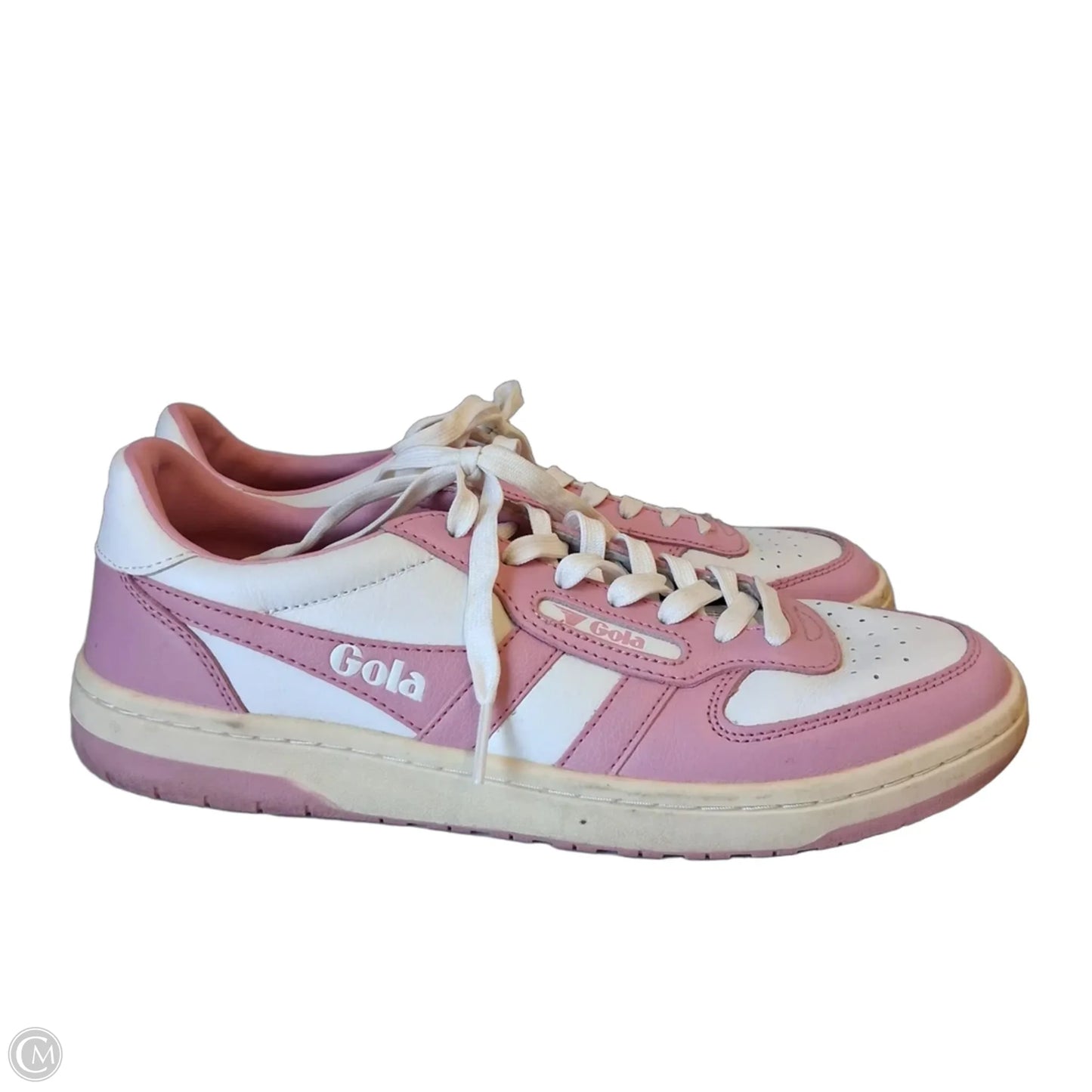 Shoes Sneakers By Gola In Pink & White, Size: 8