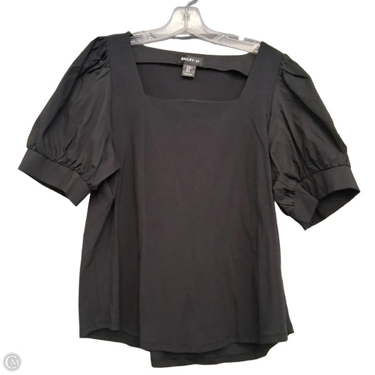 Top Short Sleeve Basic By Bailey 44 In Black, Size: Xl