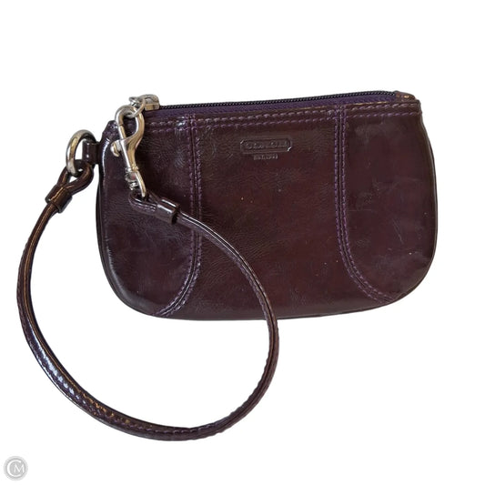 Wristlet Designer By Coach, Size: Small