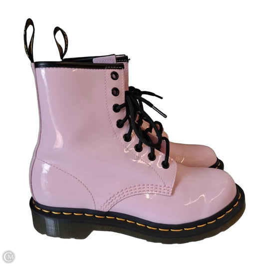 Boots Ankle Flats By Dr Martens In Pink, Size: 7