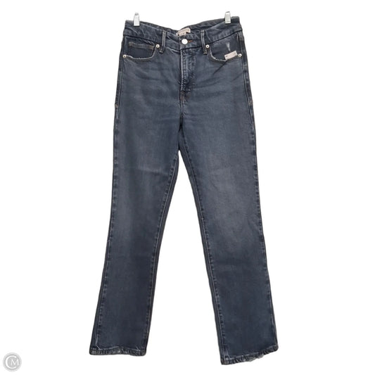 Jeans Straight By Good American In Blue Denim, Size: 2