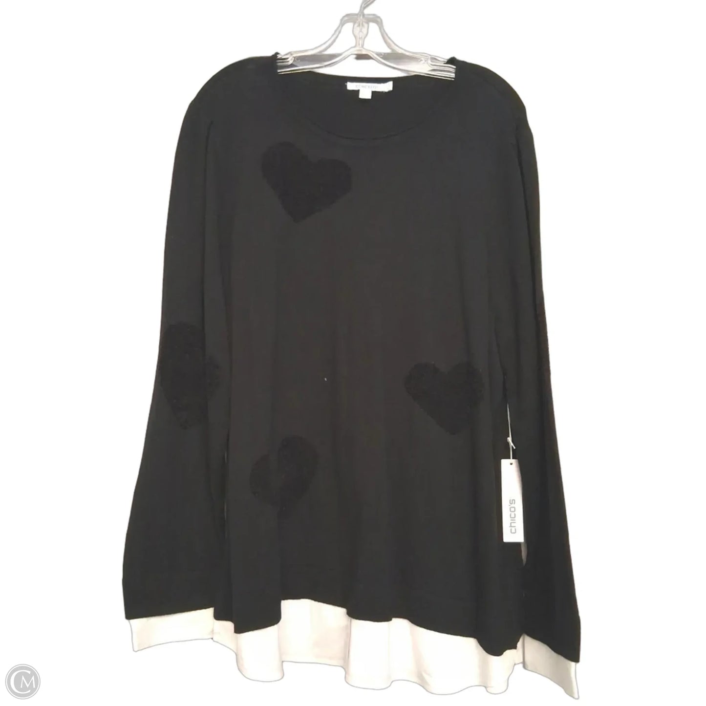 Sweater By Chicos In Black, Size: Xl