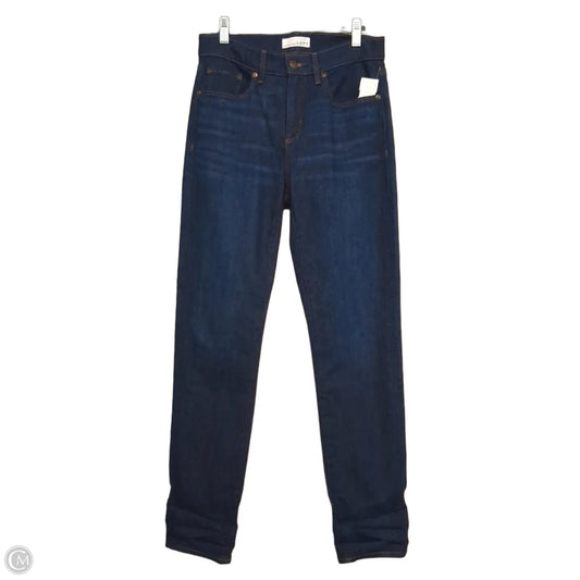 Jeans Straight By Loft In Blue Denim, Size: 0