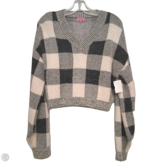 Sweater By Mi Ami In Checkered Pattern, Size: S