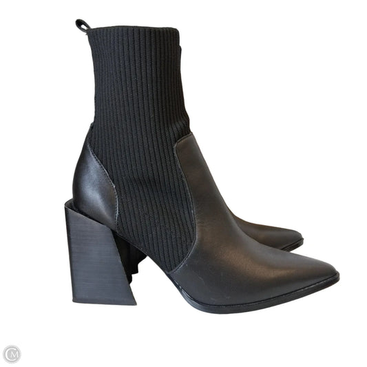 Boots Ankle Heels By Steve Madden In Black, Size: 8
