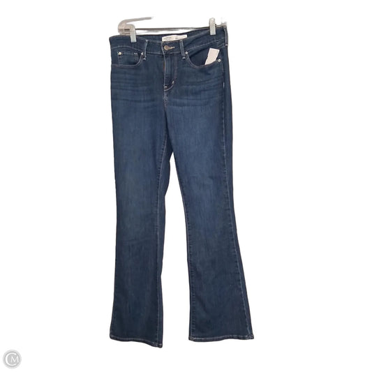 Jeans Flared By Levis In Blue Denim, Size: 6