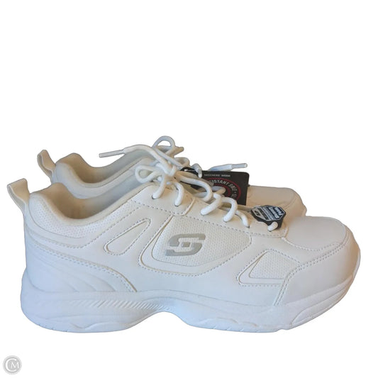 Shoes Athletic By Skechers In White, Size: 9.5