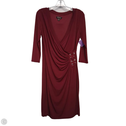 Dress Casual Midi By Thalia Sodi In Maroon, Size: M