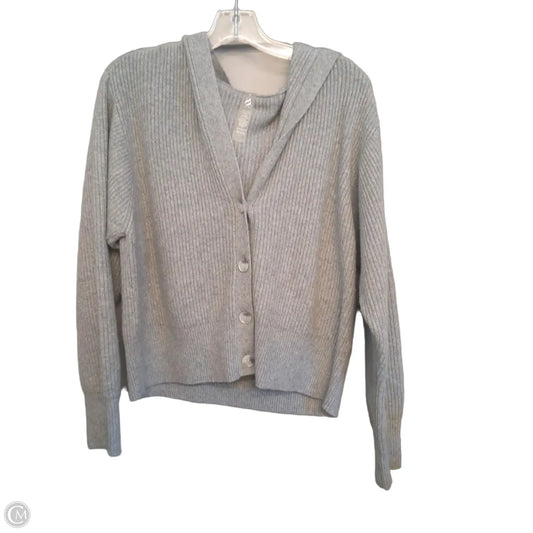 Sweater Cardigan By Lou And Grey In Grey, Size: Xl