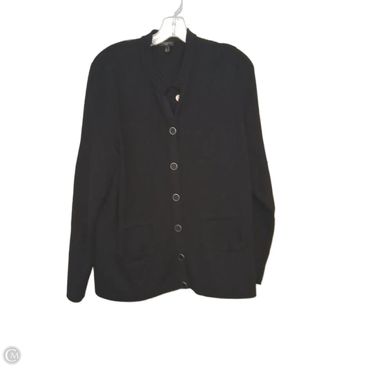 Cardigan By Talbots In Black, Size: 2x