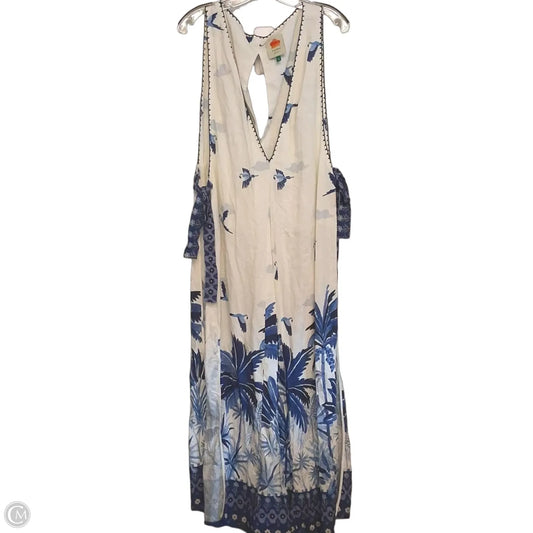 Swimwear Cover-up By Farm Rio In Floral Print, Size: M