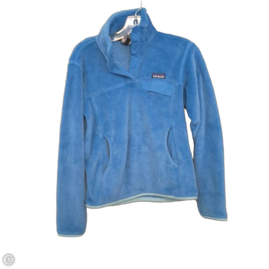 Jacket Fleece By Patagonia In Blue, Size: S