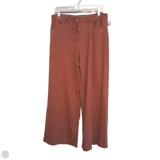 Pants Wide Leg By American Eagle In Brown, Size: 10
