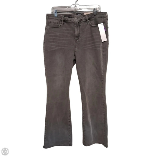 Jeans Boot Cut By Not Your Daughters Jeans In Grey Denim, Size: 14