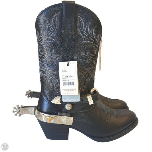 Boots Western By Ariat In Black, Size: 6