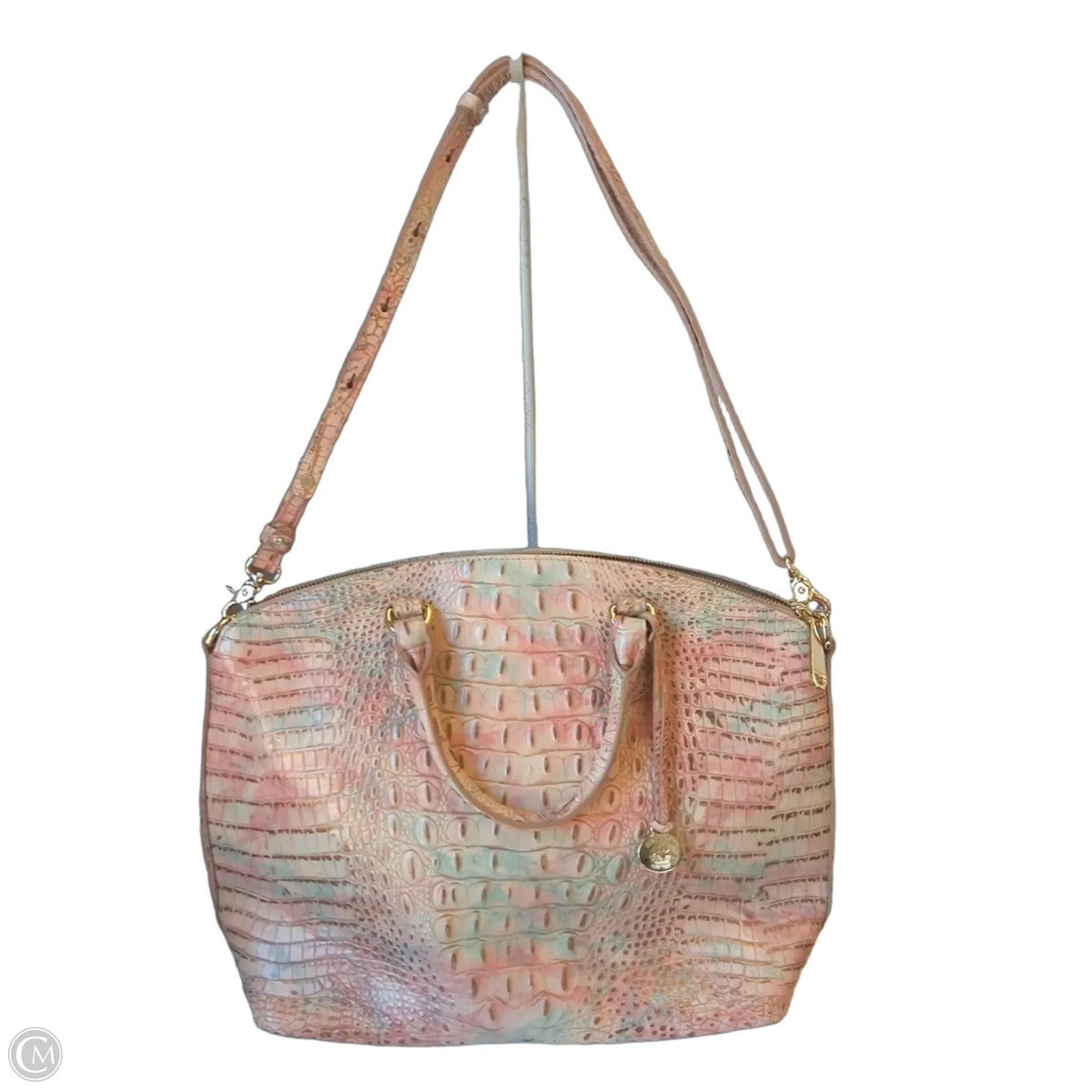Handbag Designer By Brahmin, Size: Large