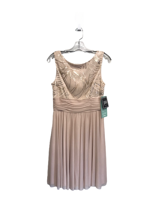 Beige Dress Party Midi By Jh Evenings Size: M