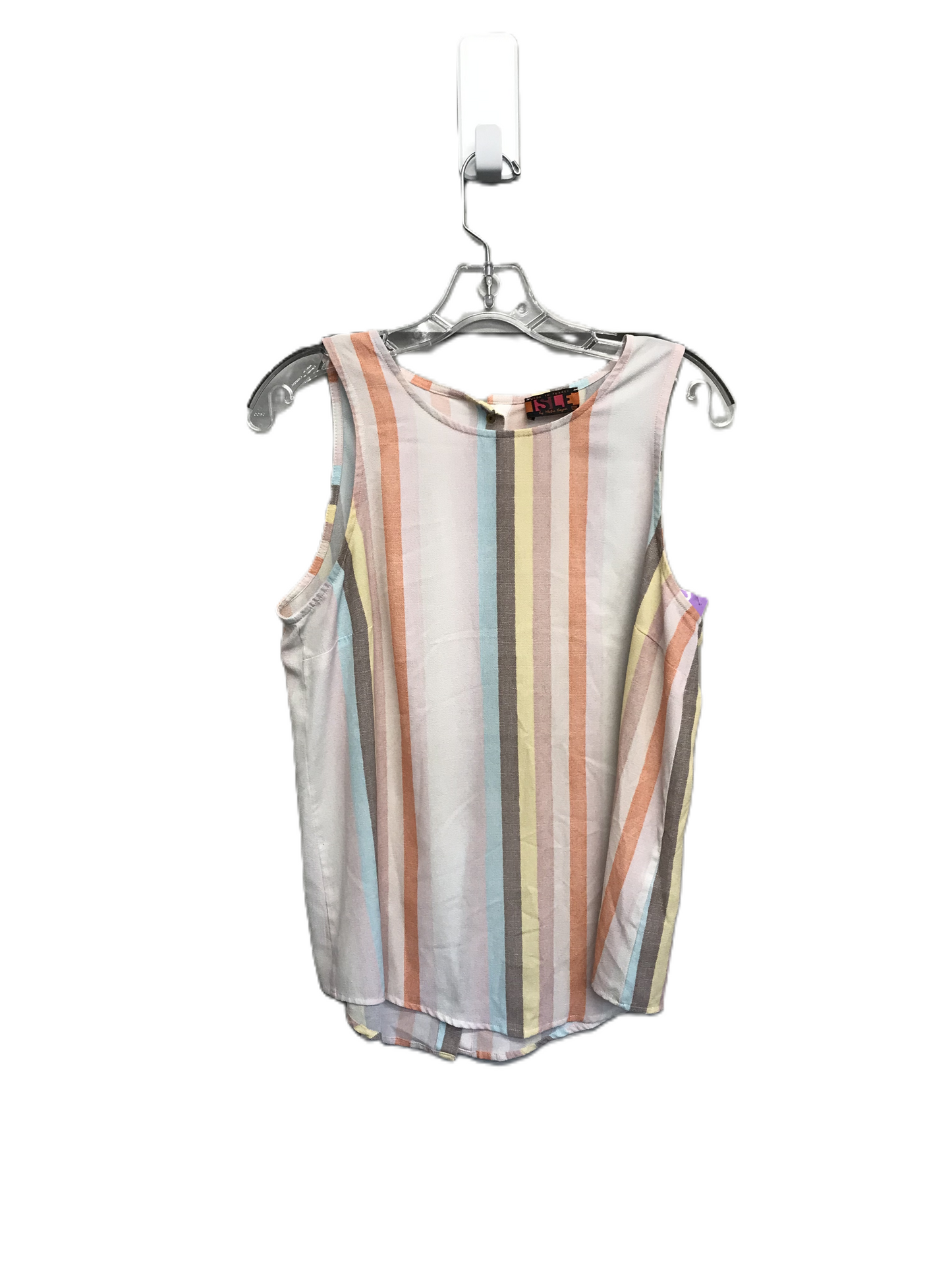 Striped Pattern Top Sleeveless By Sle Size: Xs