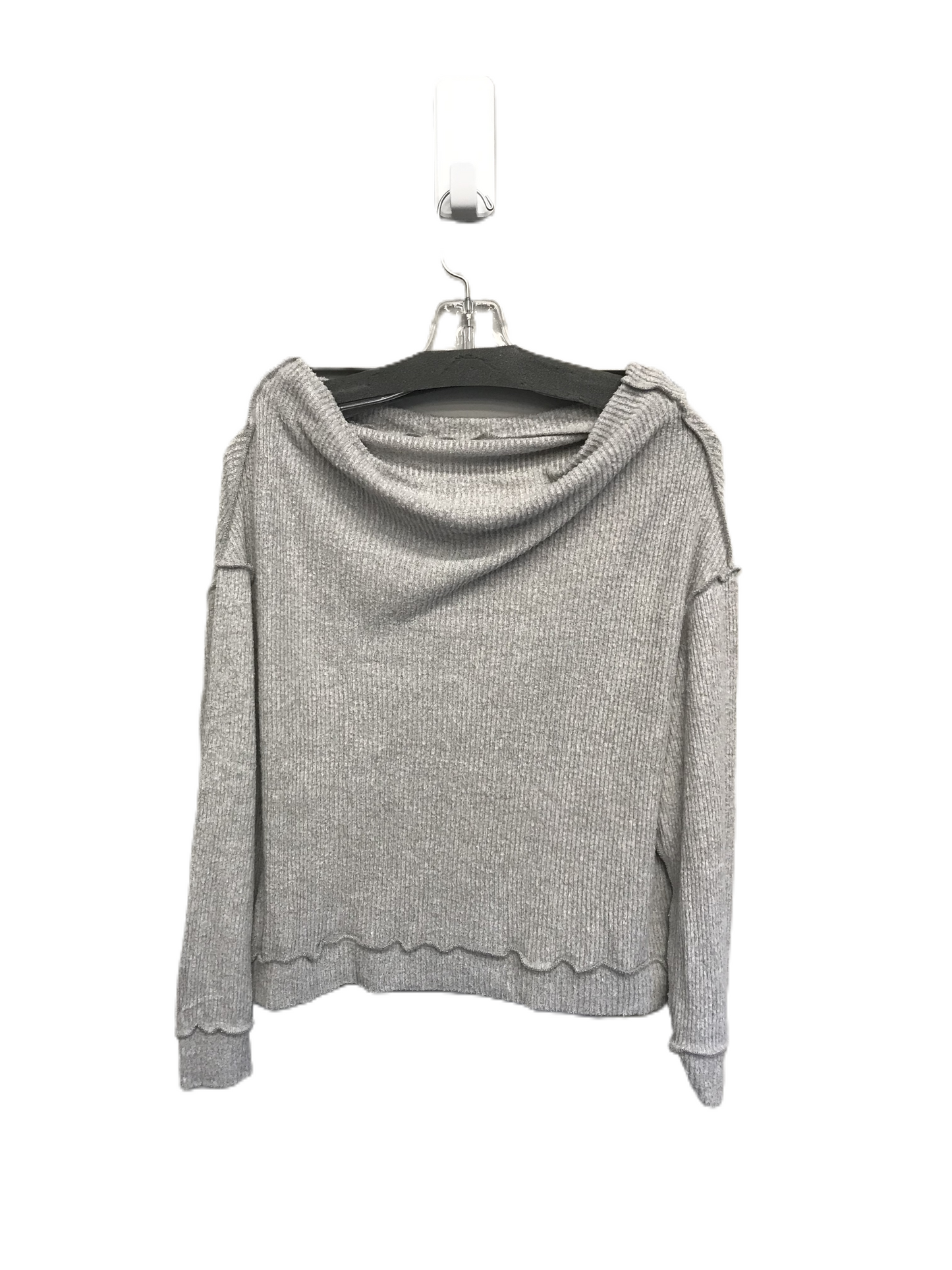 Grey Top Long Sleeve By Style And Rack  Size: S