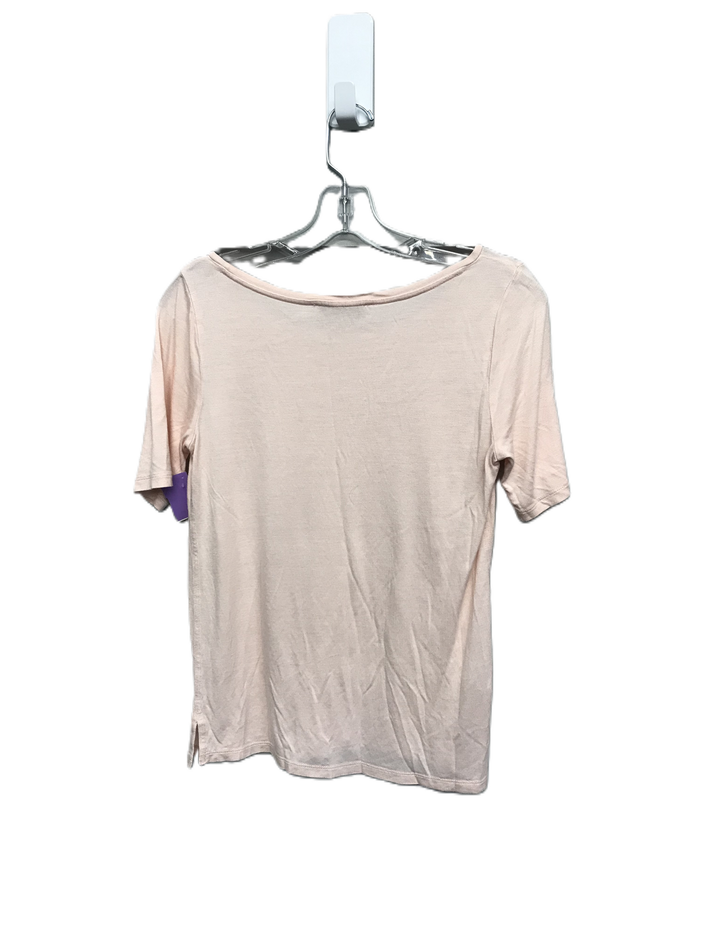 Peach Top Short Sleeve Basic By Loft, Size: Xs