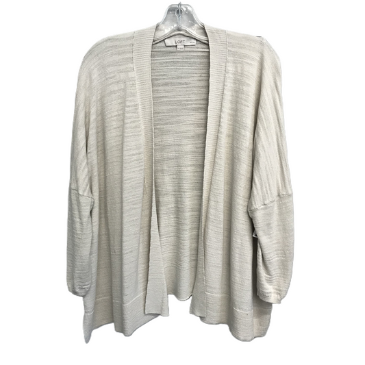 Beige Cardigan By Loft, Size: S